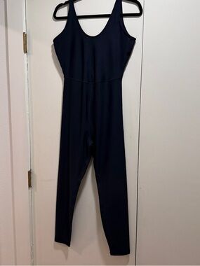 Sleek Navy Sleeveless Jumpsuit